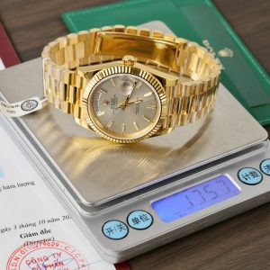 Đồng Hồ Rolex Day-Date Chế Tác Bọc Vàng Thật Nhà Máy GM 40mm (2)