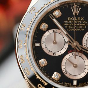 Đồng Hồ Rolex Daytona Chế Tác Bọc Vàng Thật + Cọc Số Đính Kim Cương Moissanite 40mm (2)