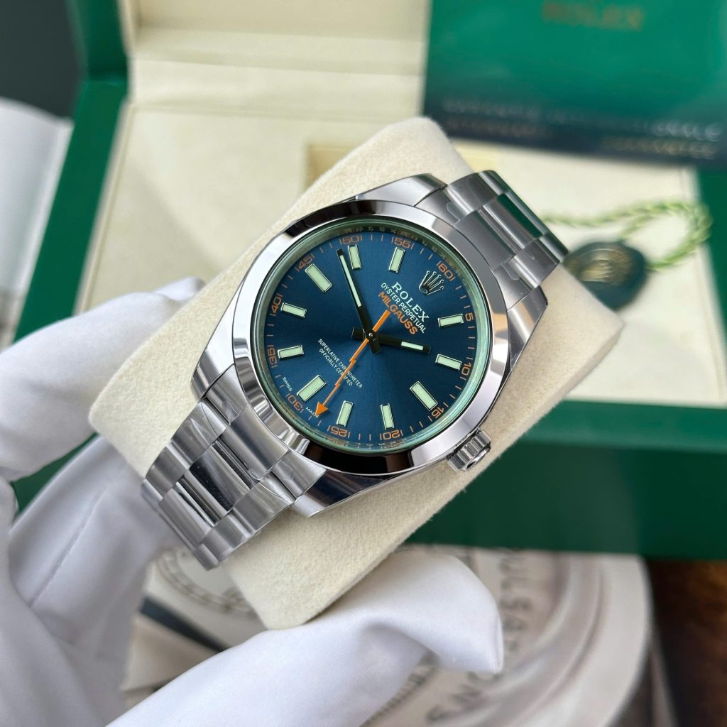 Đồng Hồ Rolex Milgauss 116400GV Replica 11 Cọc Số Dạ Quang Nhà Máy VS 40mm (2)