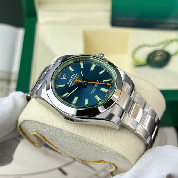 Đồng Hồ Rolex Milgauss 116400GV Replica 11 Cọc Số Dạ Quang Nhà Máy VS 40mm (2)