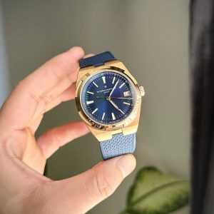 Đồng Hồ Vacheron Constantin Overseas 4500V Chế Tác Bọc Vàng Thật Màu Xanh Blue 41mm (2)