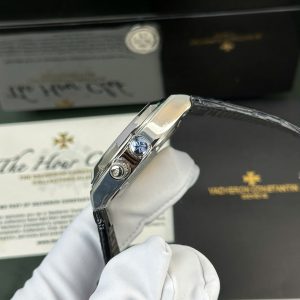 Đồng Hồ Vacheron Constantin Overseas Dual Time 7900V Replica 11 Màu Đen Nhà Máy PZ 41mm (2)