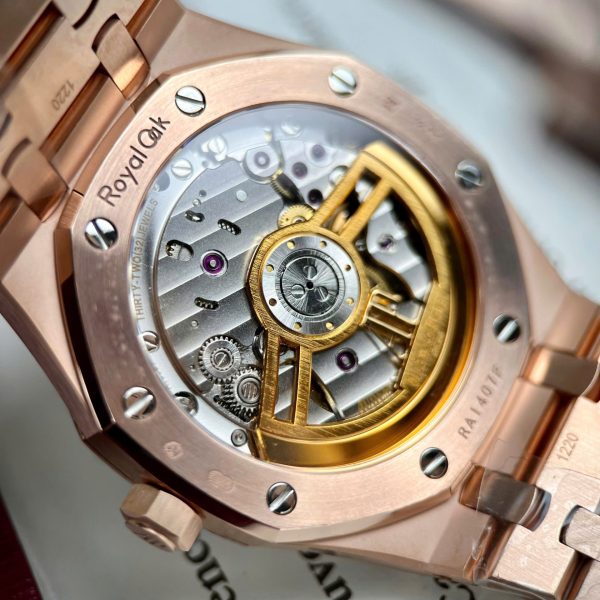 Đồng Hồ Audemars Piguet Royal Oak 15500OR Chế Tác Bọc Vàng Thật Nhà Máy APS 41mm (2)