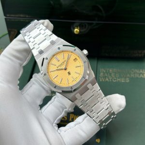 Đồng Hồ Audemars Piguet Royal Oak Jumbo Extra-thin 15202 Replica 11 Mặt Vàng Nhà Máy IP 39mm (2)