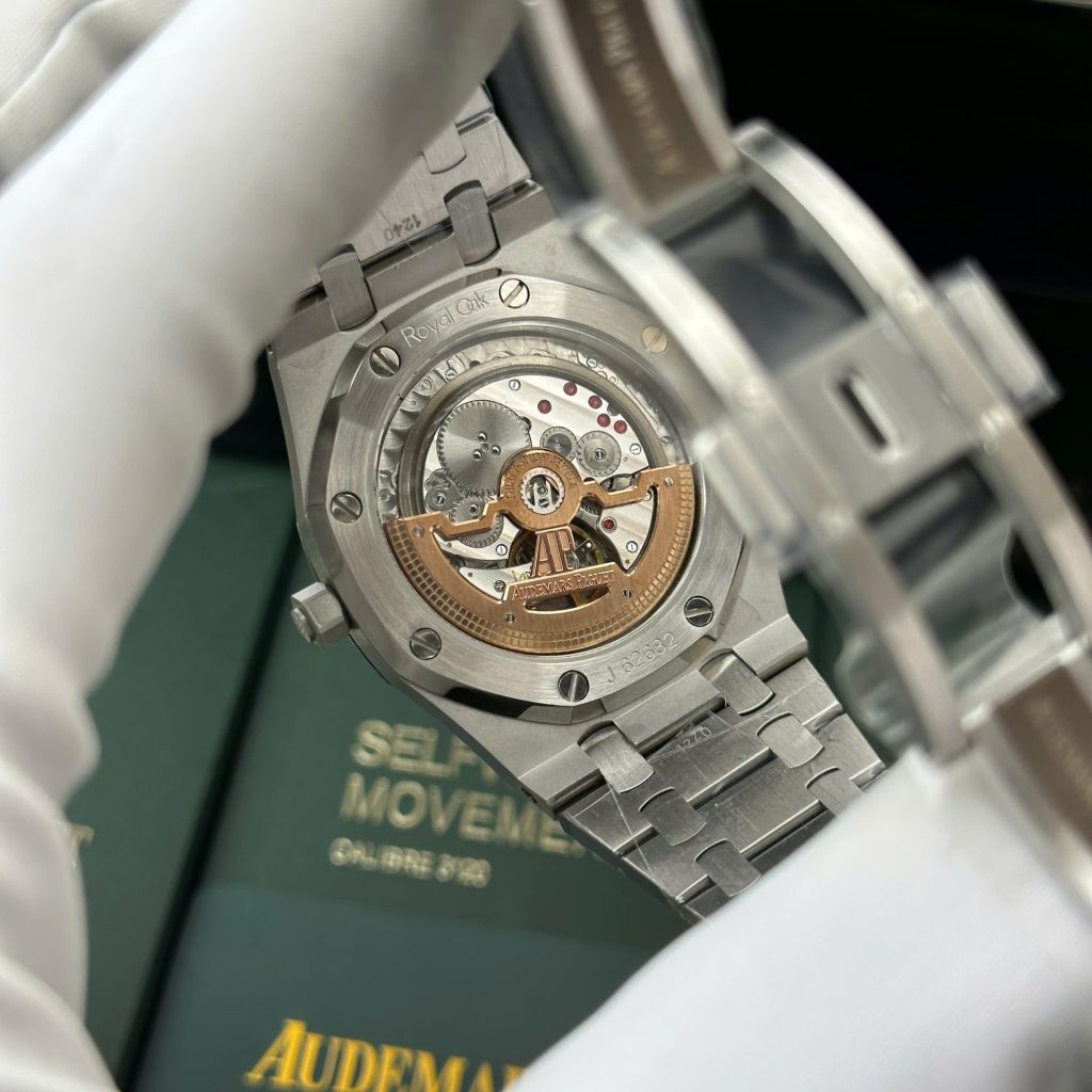 Đồng Hồ Audemars Piguet Royal Oak Jumbo Extra-thin 15202 Replica 11 Mặt Vàng Nhà Máy IP 39mm (2)