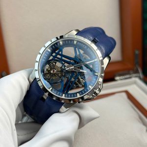 Đồng Hồ Roger Dubuis Excalibur Cobalt Blue RDDBEX0838 Replica 11 Nhà Máy BBR 42mm (2)