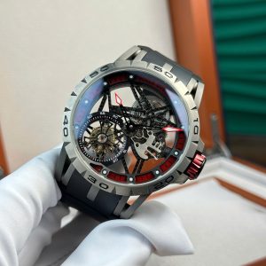 Đồng Hồ Roger Dubuis Excalibur Spider Titanium RDDBEX0545 Replica 11 Màu Đỏ Nhà Máy BBR 45mm (2)