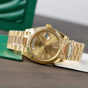 Đồng Hồ Rolex Day-Date 228238 Rep 11 Cọc Số Đính Đá Máy Caliber 3255 Thuỵ Sỹ ARF 40mm (2)