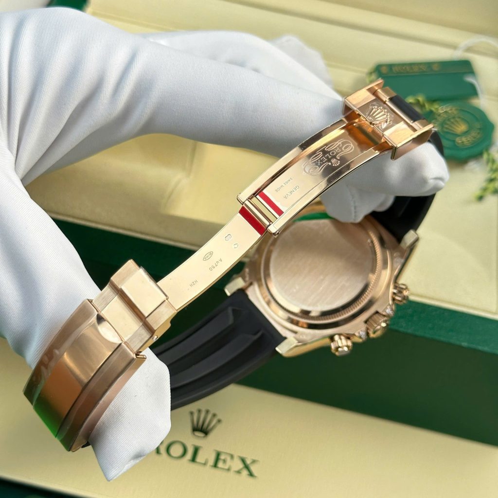 Đồng Hồ Rolex Daytona 126535TBR Replica 11 Mặt Sundust Đính Đá Baguette 40mm (2)