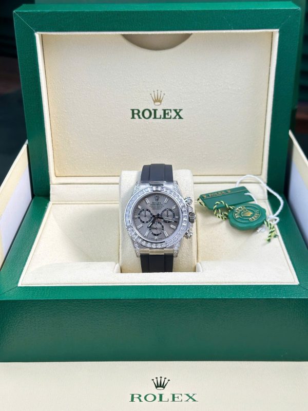 Đồng Hồ Rolex Daytona 126539TBR Replica 11 Mặt Sundust Màu Xám 40mm (1)