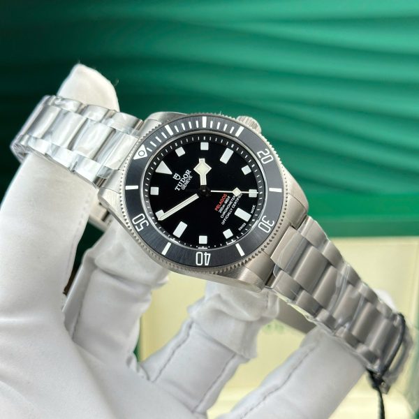 Đồng Hồ Tudor Pelagos Titanium M25407N Replica 11 Mặt Đen Nhà Máy ZF 39mm (2)