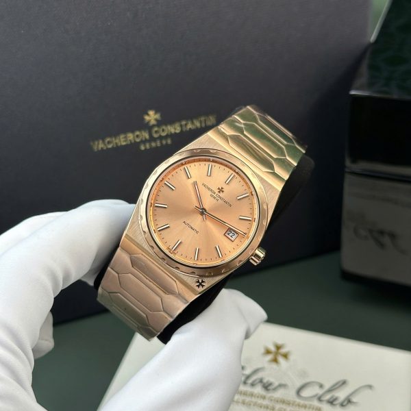 Đồng Hồ Vacheron Constantin Historiques 222 Replica 1 1 Màu Vàng Hồng Nhà Máy 8F 37mm (1)