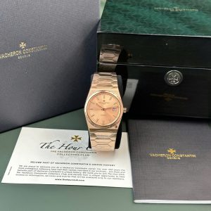 Đồng Hồ Vacheron Constantin Historiques 222 Replica 1 1 Màu Vàng Hồng Nhà Máy 8F 37mm (1)