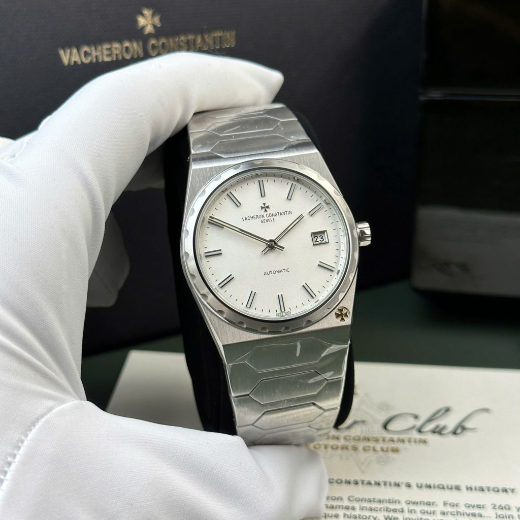 Đồng Hồ Vacheron Constantin Historiques 222 Replica 11 Mặt Trắng 8F Factory 37mm (2)