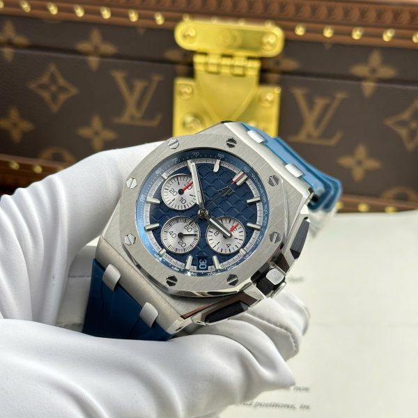 Đồng Hồ Audemars Piguet Replica 11 Royal Oak Offshore Chronograph 26420 Mặt Xanh Nhà Máy APP 43mm (2)