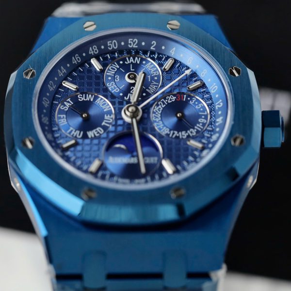 Đồng Hồ Audemars Piguet Replica 11 Royal Oak Perpetual Calendar 26579CS Màu Xanh Nhà Máy BBR 41mm (1)