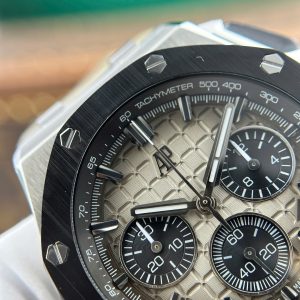 Đồng Hồ Audemars Piguet Royal Oak Offshore Chronograph 26420 Replica 11 Mặt Xám Nhà Máy APP 43mm (2)