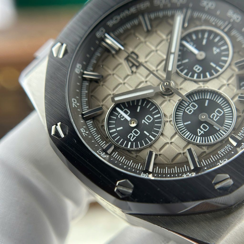 Đồng Hồ Audemars Piguet Royal Oak Offshore Chronograph 26420 Replica 11 Mặt Xám Nhà Máy APP 43mm (2)