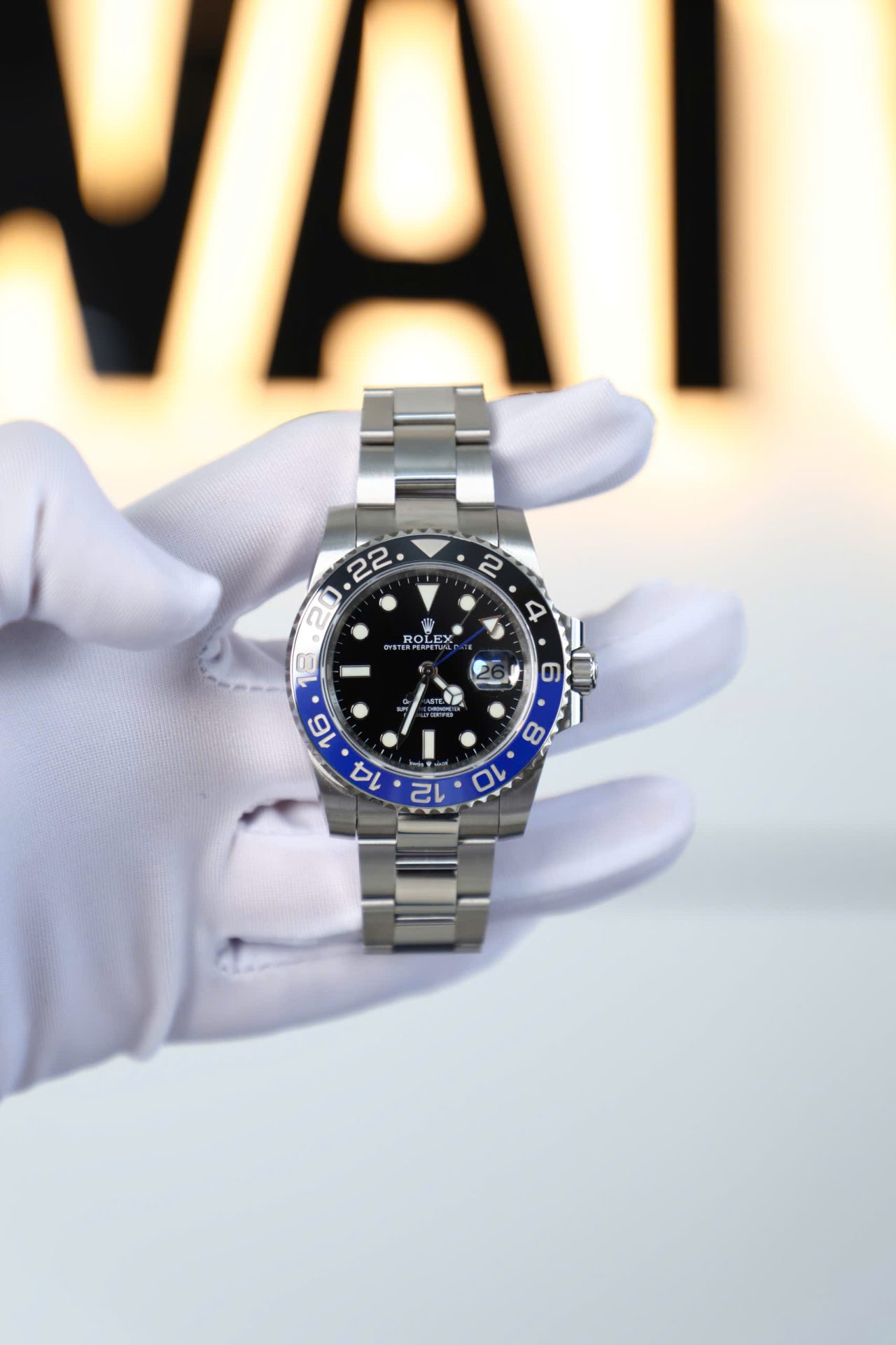 Đồng Hồ Cũ Rolex GMT Master II Replica Batman 126710BLNR Lướt 99% Clean 40mm