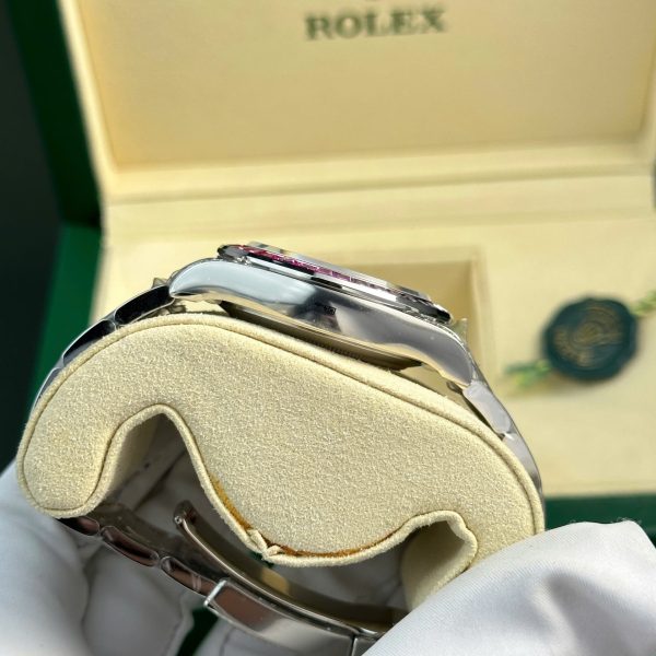 Đồng Hồ Rolex Chế Tác Daytona 116599 Rainbow Nam Dây Kim Loại Xưởng BT 40mm (1)