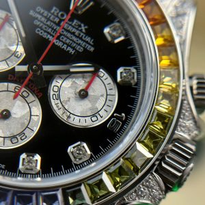 Đồng Hồ Rolex Chế Tác Daytona 116599 Rainbow Nam Dây Kim Loại Xưởng BT 40mm (1)