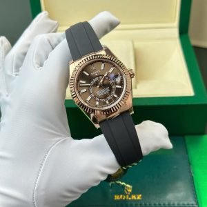 Đồng Hồ Rolex Sky-Dweller 326235 Rep 11 Cao Cấp Mặt Chocolate Trọng Lượng 190 Gram Nhà Máy ZF 42mm (2)