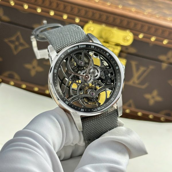 Đồng Hồ Audemars Piguet 26600 Tourbillon Openworked Replica 11 Cao Cấp 41mm (2)