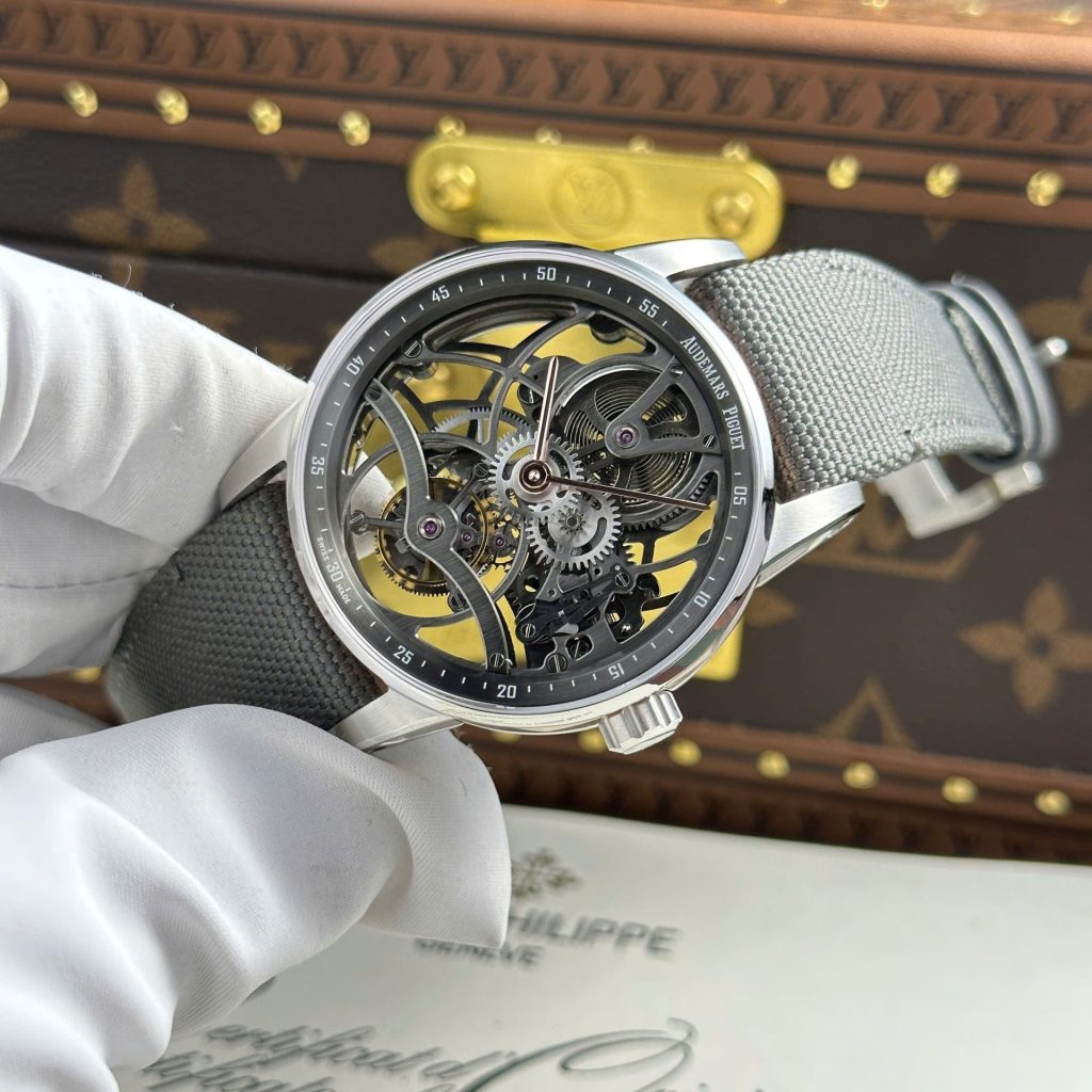 Đồng Hồ Audemars Piguet 26600 Tourbillon Openworked Replica 11 Cao Cấp 41mm (2)