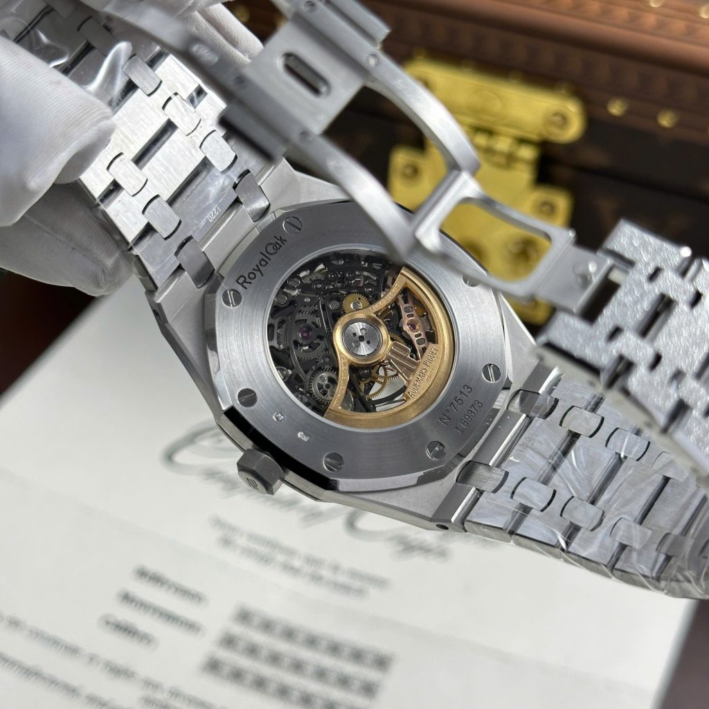 Đồng Hồ Audemars Piguet Royal Oak Frosted 15407 Rep 11 Cao Cấp Mặt Lộ Cơ Nhà Máy THB 41mm (2)