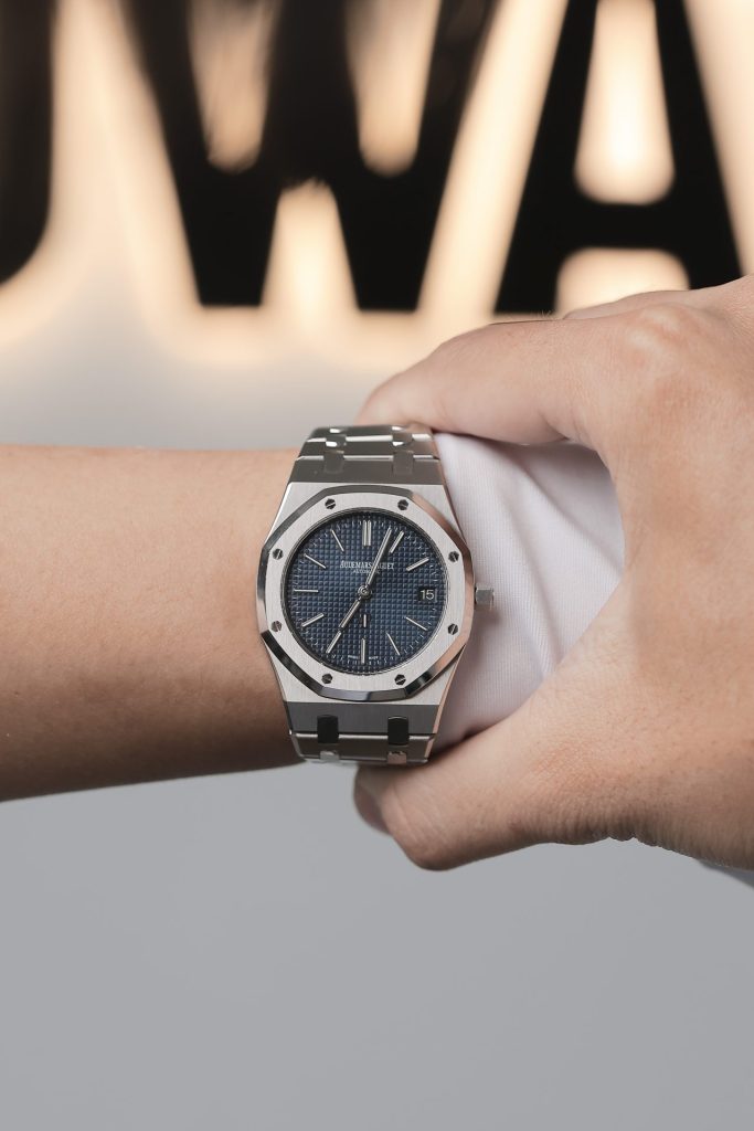 Đồng Hồ Cũ Audemars Piguet Replica Watch Royal Oak 50th Anniversary 16202ST Jumbo 39mm