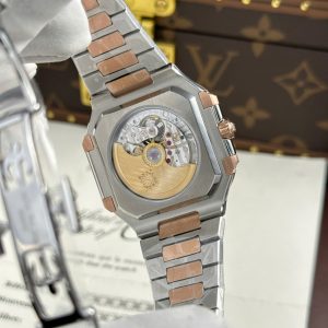 Đồng Hồ Patek Philippe Cubitus 5821 Demi Rose Gold Rep 11 Mặt Chocolate Nhà Máy TW 45mm (2)