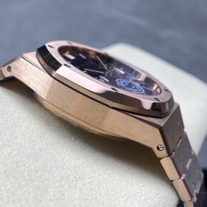 Đồng Hồ Audemars Piguet Rep 11 Royal Oak 26240ST Mạ Vàng Hồng Mặt Xanh Blue Mỏng Chuẩn Auth APS 41mm (2)