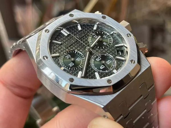 Đồng Hồ Audemars Piguet Rep 11 Royal Oak 26240ST Mặt Xanh Lá Mỏng Chuẩn Auth APS 41mm (9)