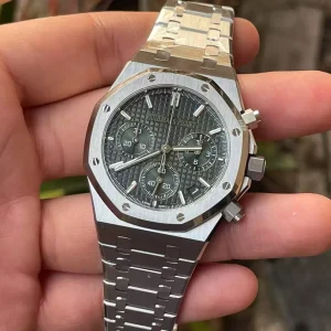 Đồng Hồ Audemars Piguet Rep 11 Royal Oak 26240ST Mặt Xanh Lá Mỏng Chuẩn Auth APS 41mm (9)