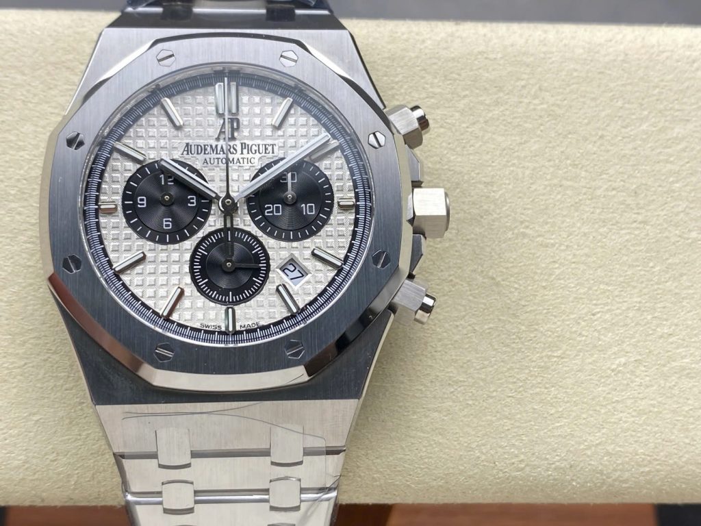 Đồng Hồ Audemars Piguet Rep 11 Royal Oak 26331ST Mặt Trắng Mỏng Chuẩn Auth APS 41mm (2)