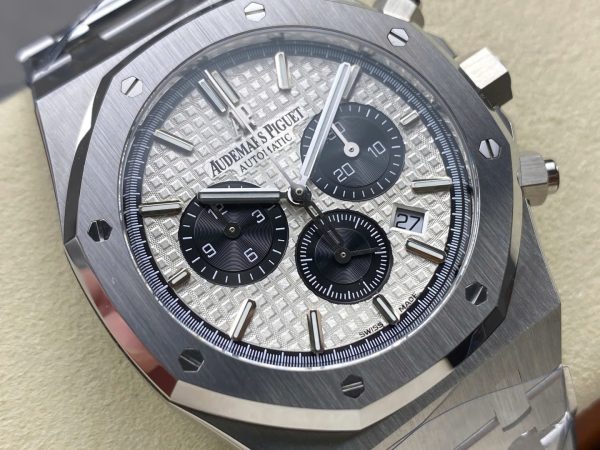 Đồng Hồ Audemars Piguet Rep 11 Royal Oak 26331ST Mặt Trắng Mỏng Chuẩn Auth APS 41mm (2)