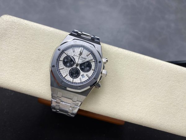 Đồng Hồ Audemars Piguet Rep 11 Royal Oak 26331ST Mặt Trắng Mỏng Chuẩn Auth APS 41mm (2)