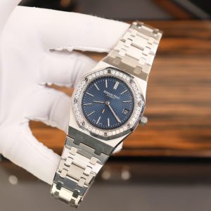 Đồng Hồ Audemars Piguet Royal Oak 16202ST Jumbo Chế Tác Viền Kim Cương Moissanite 39mm (2)