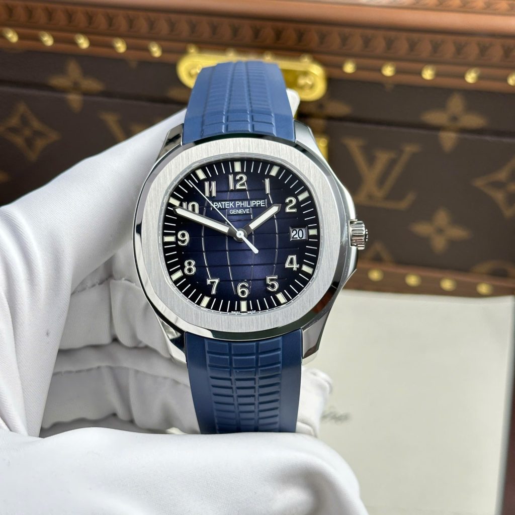 Đồng Hồ Patek Philippe Aquanaut 5168G Mặt Xanh Blue Tinh Chỉnh Full Chi Tiết Chuẩn Auth 42 (1)