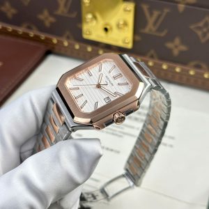 Đồng Hồ Patek Philippe Cubitus 5821 Demi Mặt Trắng Replica Nhà Máy TW 41mm (10)