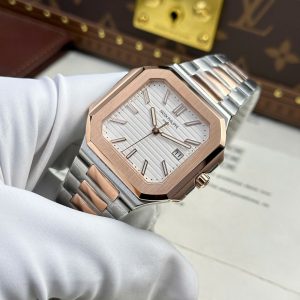 Đồng Hồ Patek Philippe Cubitus 5821 Demi Mặt Trắng Replica Nhà Máy TW 41mm (10)