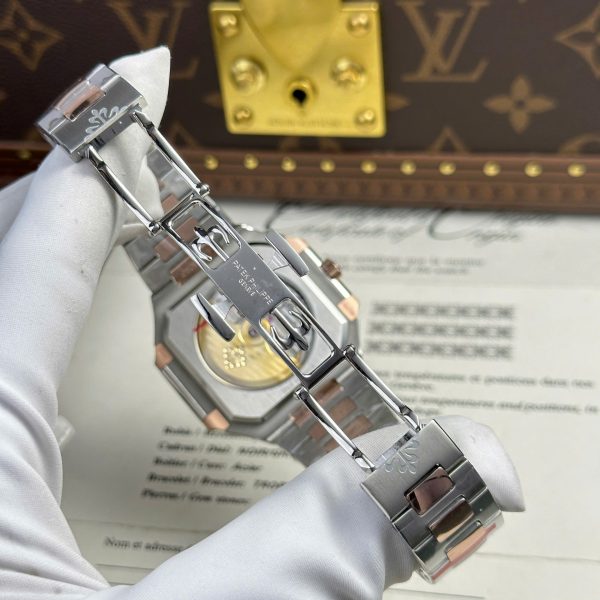 Đồng Hồ Patek Philippe Cubitus 5821 Demi Mặt Trắng Replica Nhà Máy TW 41mm (10)