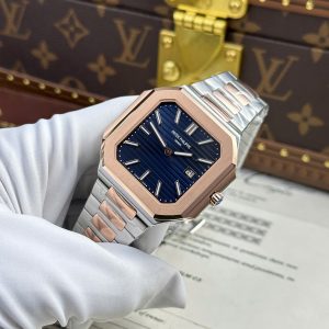 Đồng Hồ Patek Philippe Cubitus 5821 Replica Cao Cấp Mặt Xanh Nhà Máy TW 45mm