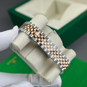 Đồng Hồ Rolex DateJust Nữ Chế Tác Bọc Vàng Hồng + Mặt MOP Cọc Số Kim Cương Thiên Nhiên 31mm (2)