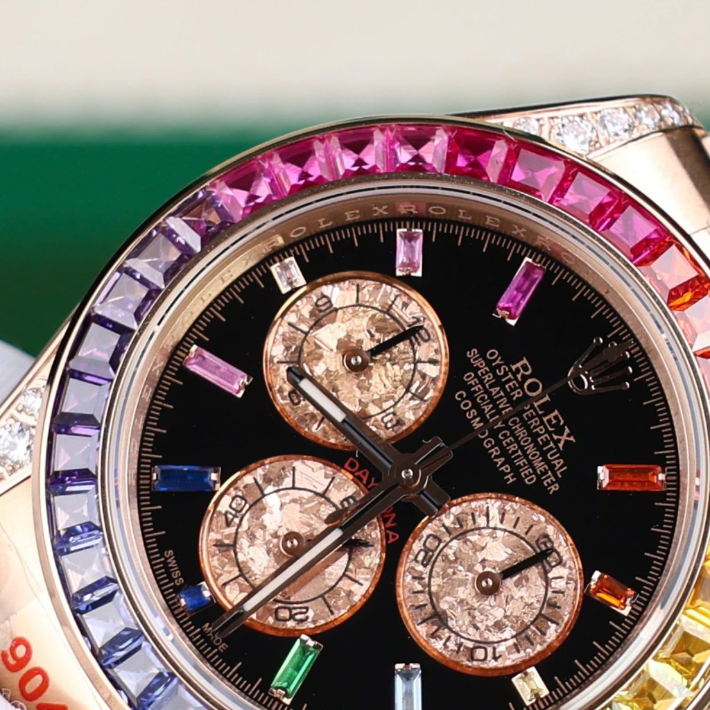 Đồng Hồ Rolex Daytona Rainbow 116595RBOW Replica 11 Cao Cấp Nhà Máy BT 40mm (2)