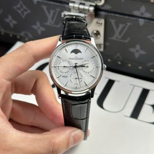 Đồng Hồ Jaeger LeCoultre Chế Tác Master Ultrathin Perpetual Calendar Mặt Bạc VRF 39mm (2)