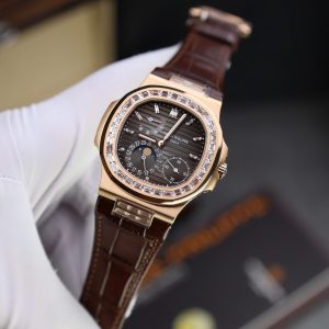 Đồng Hồ Patek Philippe Rep 11 Nautilus 5724R Màu Vàng Hồng Chạy Full Chức Năng PPF 40mm (2)