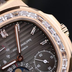 Đồng Hồ Patek Philippe Rep 11 Nautilus 5724R Màu Vàng Hồng Chạy Full Chức Năng PPF 40mm (2)