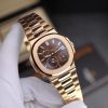 Đồng Hồ Patek Philippe Replica 11 Nautilus 5712R Mặt Nâu Chạy Full Chức Năng PPF 40mm (2)