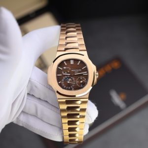 Đồng Hồ Patek Philippe Replica 11 Nautilus 5712R Mặt Nâu Chạy Full Chức Năng PPF 40mm (2)